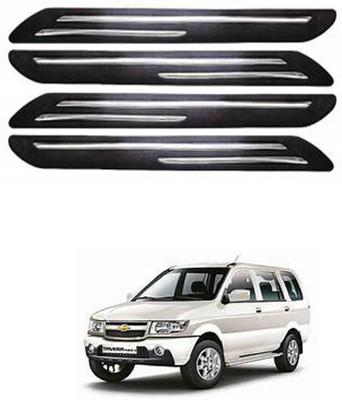 RONISH Silicone Car Bumper Guard(Black, Pack of 4, Chevrolet, Tavera)