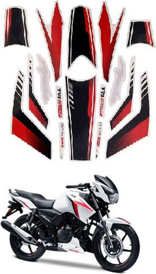 Ubee Sticker & Decal for Bike(Red, Black, Grey)