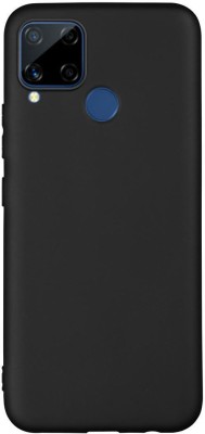 CLASSYPRINT Back Cover for Realme C15 Qualcomm(Black)