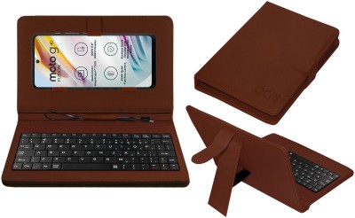 ACM Keyboard Case for Motorola G40 Fusion(Brown, Cases with Holder, Pack of: 1)