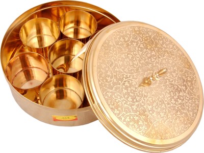 Shivshakti Arts Spice Set Brass