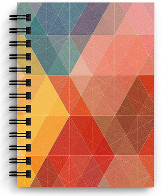 DI-KRAFT Hard Cover Unruled Paper Printed Journal Diary Spiral Notebooks for Girls and Boys Wire Bound Memo Notepads Diary Notebooks Planner (160 Pages, 6x8 Inches) A5 Diary Unruled 160 Pages(Multicolor)