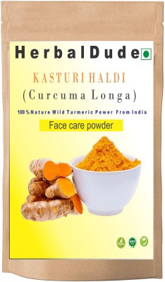 HERBALDUDE Organic Wild turmeric | Amba haldi | Curcuma amada | Mango ginger | Kasturi haldi | Aami haldi for skin(100 g)