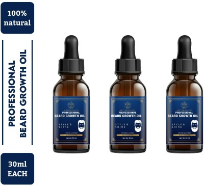 Happytree HT-PROF BEARD GROWTH OIL-30 ML (PACK OF 3) Hair Oil(30 ml)