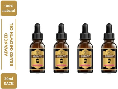 Happytree HT-ADV BEARD GROWTH OIL-30 ML (PACK OF 4) Hair Oil(30 ml)