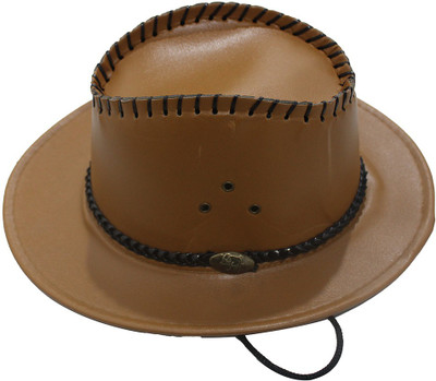 FULLY Velvet Hat(Brown, Pack of 1)