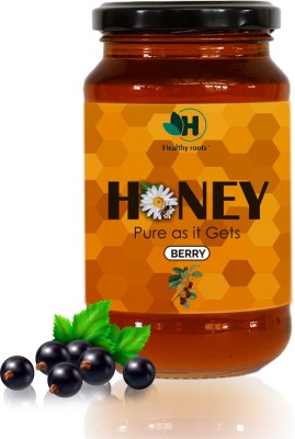 Healthy Roots Berry Honey 1Kg Organic Raw Unprocessed ( Pure & Natural )(1 kg)