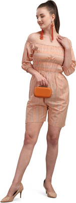 Visit Wear Self Design Women Jumpsuit