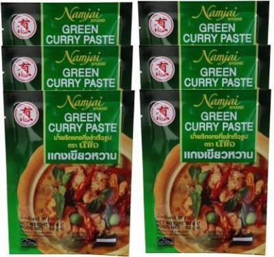 Namjai GREEN CURRY PASTE (6 X 50 G)(6 x 50 g)