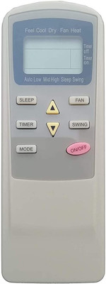 LipiWorld 41 AC Remote Control Compatible for  Kelvinator AC Remote Controller(White)