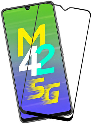 XRENGTH Edge To Edge Tempered Glass for Samsung Galaxy M42 5G(Pack of 1)