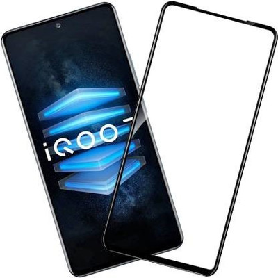 AKSHUD Edge To Edge Tempered Glass for iQOO 7 5G(Pack of 1)