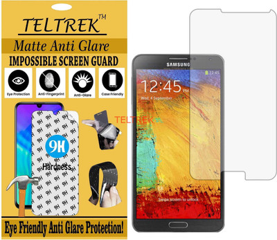 TELTREK Tempered Glass Guard for SAMSUNG GALAXY NOTE 3 N9000 (Matte Flexible Shatterproof)(Pack of 1)