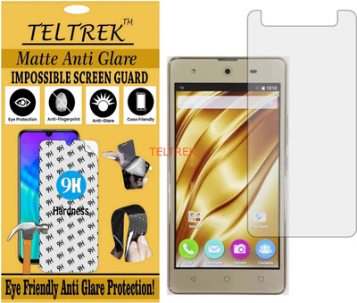 TELTREK Tempered Glass Guard for MICROMAX Q349 (CANVAS SELFIE 4) (Matte Flexible Shatterproof)(Pack of 1)