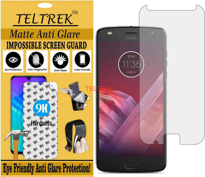 TELTREK Tempered Glass Guard for MOTO Z2 PLAY (Matte Flexible Shatterproof)(Pack of 1)