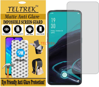 TELTREK Tempered Glass Guard for OPPO CPH1989 (RENO2 F) (Matte Flexible Shatterproof)(Pack of 1)