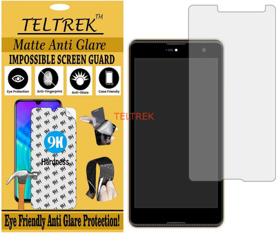TELTREK Tempered Glass Guard for MICROMAX CANVAS FIRE 5 Q386 (Matte Flexible Shatterproof)(Pack of 1)