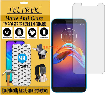 TELTREK Tempered Glass Guard for MOTOROLA MOTO E6 PLAY (Matte Flexible Shatterproof)(Pack of 1)