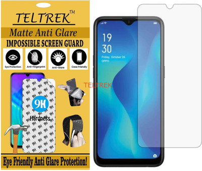 TELTREK Tempered Glass Guard for OPPO A1K (Matte Flexible Shatterproof)(Pack of 1)