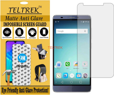 TELTREK Tempered Glass Guard for MICROMAX CANVAS Q417 (Matte Flexible Shatterproof)(Pack of 1)