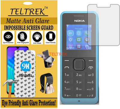 TELTREK Tempered Glass Guard for NOKIA 105 SS 2020 (Matte Flexible Shatterproof)(Pack of 1)