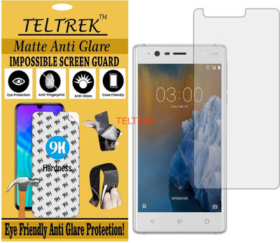 TELTREK Tempered Glass Guard for NOKIA NOKIA 3 (Matte Flexible Shatterproof)(Pack of 1)