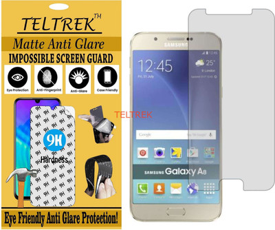 TELTREK Tempered Glass Guard for SAMSUNG GALAXY A8 2016 (Matte Flexible Shatterproof)(Pack of 1)