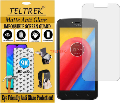 TELTREK Tempered Glass Guard for MOTOROLA MOTO C XT 1750 (Matte Flexible Shatterproof)(Pack of 1)