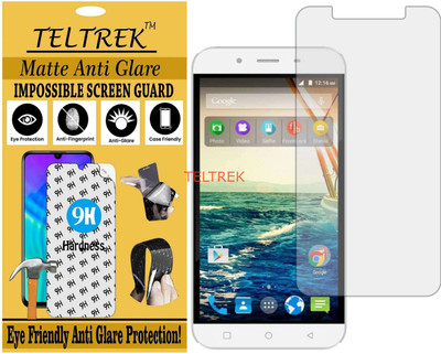 TELTREK Tempered Glass Guard for MICROMAX CANVAS DOODLE 4 Q391 (Matte Flexible Shatterproof)(Pack of 1)