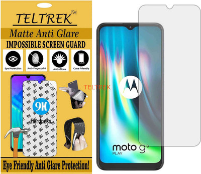TELTREK Tempered Glass Guard for MOTOROLA MOTO G9 PLAY (Matte Flexible Shatterproof)(Pack of 1)