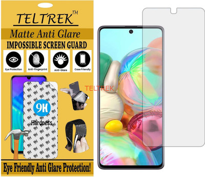 TELTREK Tempered Glass Guard for SAMSUNG GALAXY A72 (Matte Flexible Shatterproof)(Pack of 1)