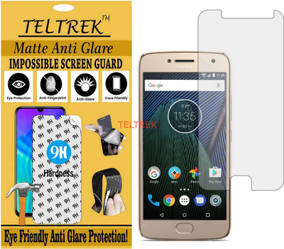 TELTREK Tempered Glass Guard for MOTOROLA MOTO G5 PLUS (Matte Flexible Shatterproof)(Pack of 1)