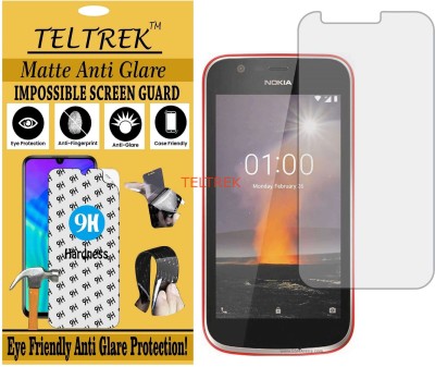 TELTREK Tempered Glass Guard for NOKIA 1 (Matte Flexible Shatterproof)(Pack of 1)