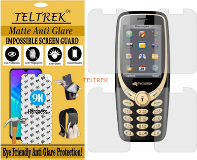 TELTREK Tempered Glass Guard for MICROMAX X1I 2017 (Matte Flexible Shatterproof)(Pack of 1)