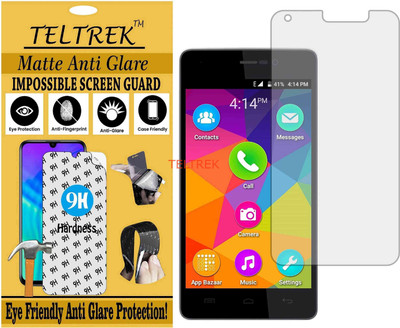 TELTREK Tempered Glass Guard for MICROMAX UNITE 3 Q372 (Matte Flexible Shatterproof)(Pack of 1)