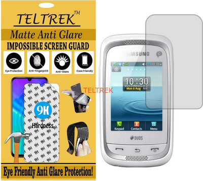 TELTREK Tempered Glass Guard for SAMSUNG CHAMP NEO (Matte Flexible Shatterproof)(Pack of 1)