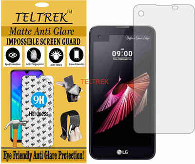TELTREK Tempered Glass Guard for LG X SCREEN (Matte Flexible Shatterproof)(Pack of 1)
