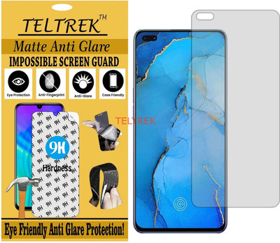 TELTREK Tempered Glass Guard for OPPO RENO 3 PRO (Matte Flexible Shatterproof)(Pack of 1)