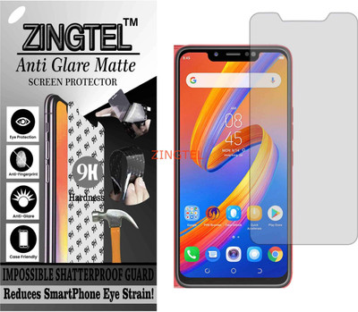 ZINGTEL Tempered Glass Guard for TECNO SPARK 3 1GB (Matte Flexible Shatterproof)(Pack of 1)