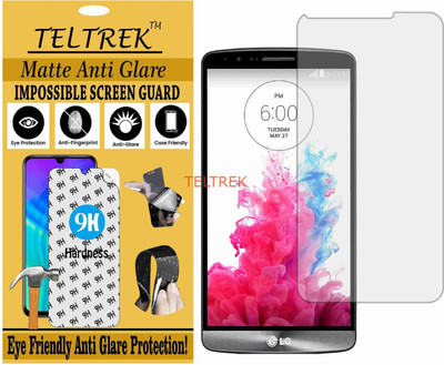 TELTREK Tempered Glass Guard for LG G3 D855 (Matte Flexible Shatterproof)(Pack of 1)