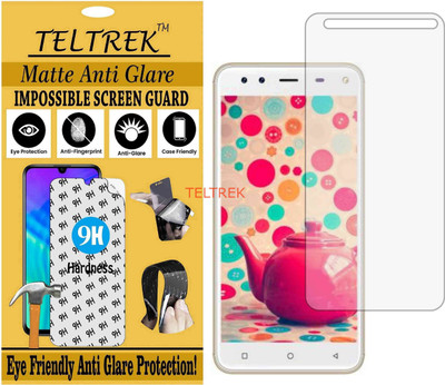 TELTREK Tempered Glass Guard for MOBISTAR XQ DUAL (Matte Flexible Shatterproof)(Pack of 1)