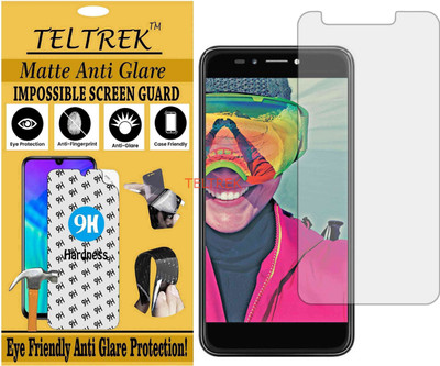 TELTREK Tempered Glass Guard for MICROMAX SELFIE 2 NOTE Q4601 (Matte Flexible Shatterproof)(Pack of 1)