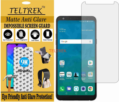 TELTREK Tempered Glass Guard for LG STYLO 4 PLUS (Matte Flexible Shatterproof)(Pack of 1)