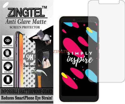 ZINGTEL Tempered Glass Guard for KULT IMPULSE (Matte Flexible Shatterproof)(Pack of 1)