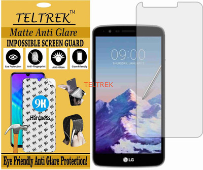 TELTREK Tempered Glass Guard for LG STYLO 3 PLUS (Matte Flexible Shatterproof)(Pack of 1)