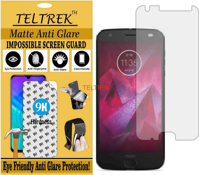 TELTREK Tempered Glass Guard for MOTOROLA MOTO Z 2018 (Matte Flexible Shatterproof)(Pack of 1)