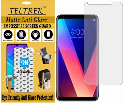 TELTREK Tempered Glass Guard for LG V30 PLUS (Matte Flexible Shatterproof)(Pack of 1)