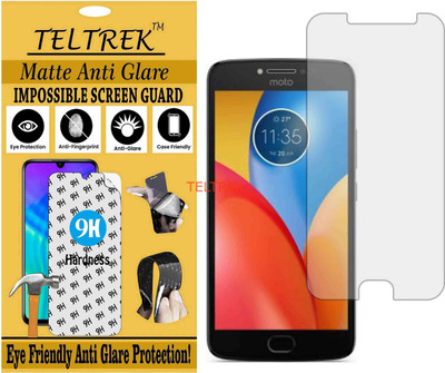 TELTREK Tempered Glass Guard for MOTOROLA XT1770 (MOTO E4 PLUS) (Matte Flexible Shatterproof)(Pack of 1)