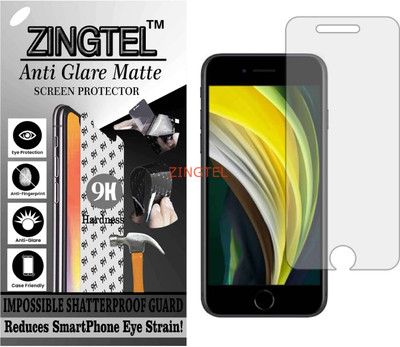 ZINGTEL Tempered Glass Guard for APPLE IPHONE SE 2 (Matte Flexible Shatterproof)(Pack of 1)