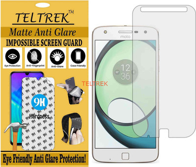 TELTREK Tempered Glass Guard for MOTOROLA MOTO Z PLAY (Matte Flexible Shatterproof)(Pack of 1)